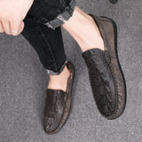 Men's Loafers RelaxedFit SlipOn Loafer Men Shoes Summer British Style Leather Casual Shoes Business