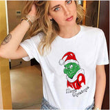 Men and Women Grinch Shirt Christmas Grinch Pattern T-shirt