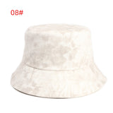 Bucket Hat Fishing Cap Cotton Print Fisherman Hat Bucket Hat Fashion Color Gradual Sun Hat