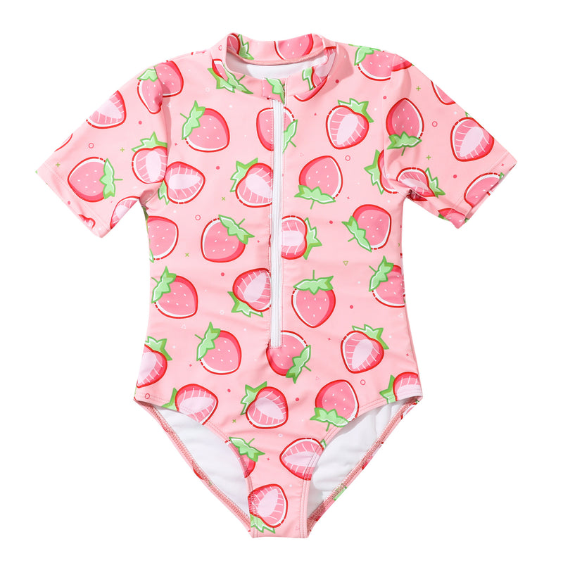 Children Swimsuit Children's Swimsuit Women's Printed One-Piece Sun Protection