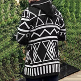 Baja Hoodie Jacquard Sweater Coat