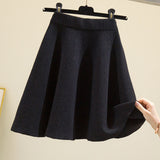 MIDI Mauve Skirt Women's Wear Match Sweater Skirt
