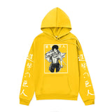 Anime Hoddies Autumn and Winter Fleece-Lined Hoodie Sun Man Attack on Titan Series Hoodie