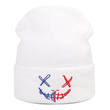 Yankee  Winter Hat Embroidery Men and Women Autumn and Winter Warm Knitted Hat