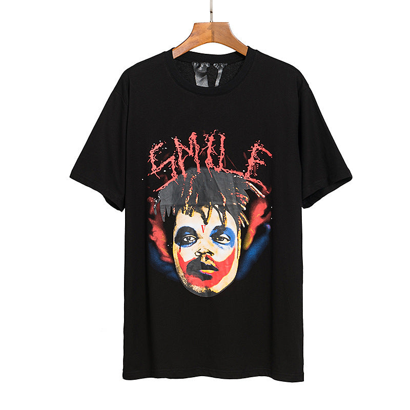 Vlone T Shirt Spring And Summer Letter Print Short Sleeve T-Shirt Men And Women