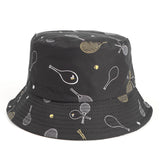 Bucket Hat Fishing Cap Cotton Print Fisherman Hat Printing Double-Sided Fashion Badminton
