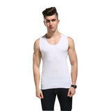 Wifebeater Shirt Seamless round Neck Solid Color Sports Vest