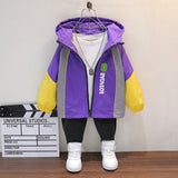 Toddler Boys Jackets Boys' Coat Hooded Spring And Autumn