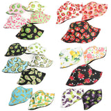 Bucket Hat Fishing Cap Cotton Print Fisherman Hat Flower Fashion Basin Hat for Men and Women Casual Sun Hat