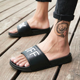Men's Flip Flops Men Slides Comfort Slides Sandal Slippers Men's Fashion Outdoor Beach Slippers Couple Household Bathroom Slippers