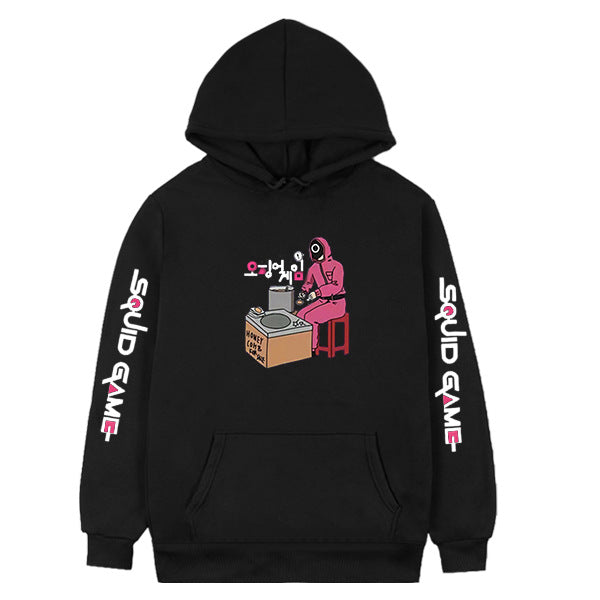 Squid Game Costume Game Men's and Women's Hooded Sweater
