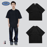Y2g Shirts for Boys Retro Loose Embroidered Summer Short Sleeve Men