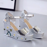 High Heels Slides Summer Buckle High Heel Sandals