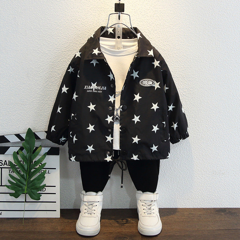Toddler Boys Jackets Boys' Coat Spring and Autumn Thin Jacket Boys