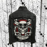 Skull Apparel Skull Bone Denim Jacket