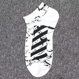 Off White Socks Short Socks Men's and Women's Basketball Sports Ankle Socks Hip Hop Socks
