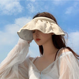 Summer Hats UV Protection Sunshade Summer Shell-like Bonnet