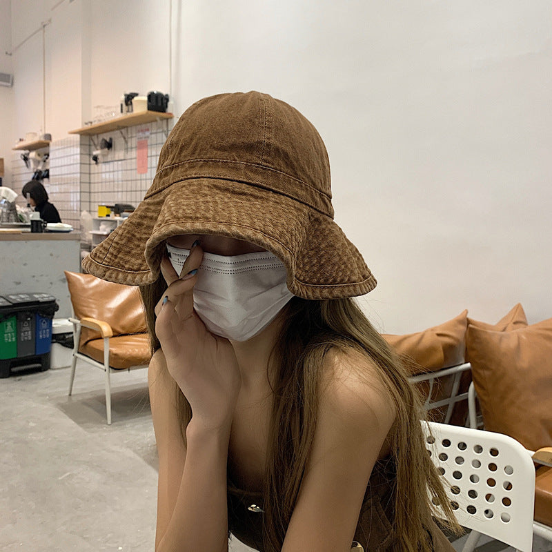 Women Bucket Hat Jean Fisherman Hat Sun Hat