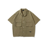 Men T Shitrs Multi-Pocket Shirt