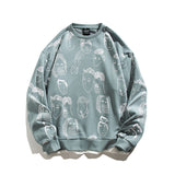 Crew Neck Sweatshirts for Men Men's Autumn round Neck Sweater Couple Loose Casual Top
