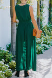 Emerald Green Dress V-neck Dress Long Dress Gown