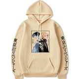Anime Hoddies Tokyo Revengers Anime Long Sleeve Print Sweatshirt