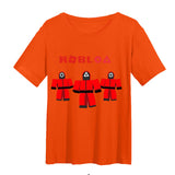Squid Game Costume Sportswear Short Sleeve T-shirt Top Men and Women