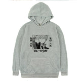 Anime Hoddies Blue Period Printed Long-Sleeved Top Hooded Sweater