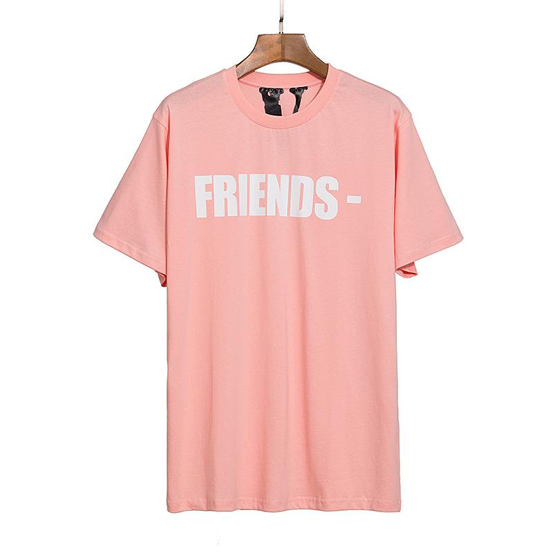 Vlone Short Sleeve Tee Men'S And Women'S Loose Tshirt