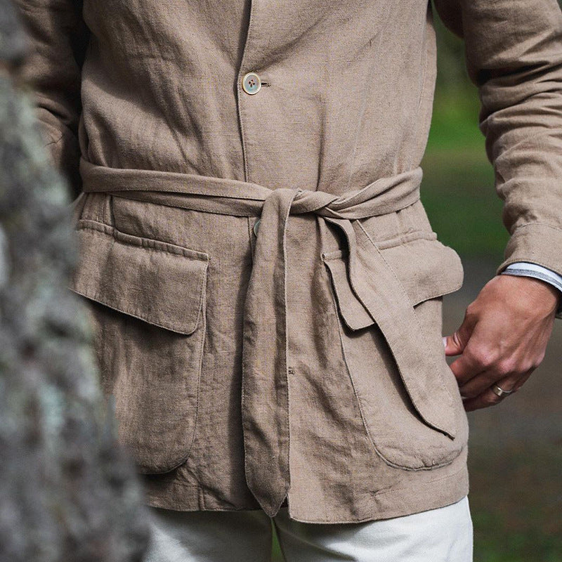Mens Winter Coats Man Fall Outfits Men Autumn Solid Color Casual Slim Fit Long Sleeve Autumn Wear Men