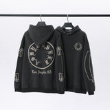 Askyurself Hoodie Loose Hooded Printed Washed Sweater