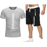 Fog Fear Of God T Shirt & Shorts 2 Piece Set Loose T-Shirt Cotton Men'S Casual Male