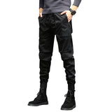 Cuffed Cargo Pants Casual Pants Men's Summer Clothing Harem Pants