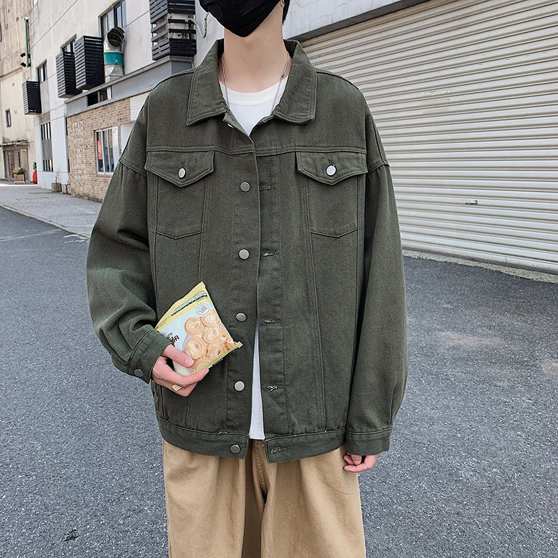 Men Denim Jackets Spring and Autumn Coat Men's Jacket Top