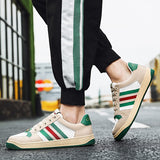 Screener Leather Sneakers Retro Couple Shoes Board Shoes Men