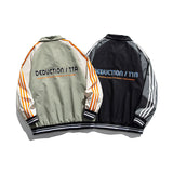 Man Fall Outfis Autumn Street Sports Baseball Uniform Men's Hip Hop Loose Couple Casual Jacket