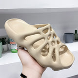 Mens Slide Summer Outdoor Wear Spider Web Slippers Men'S Fashion Coconut Sandals