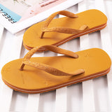 Flip Flops Flip Flops Men's Non-Slip Deodorant Rubber Wear-Resistant Beach Summer Household Sandals