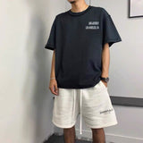 Askyurself T Shirt Loose round Neck Men's and Women's Short Sleeve T-shirt