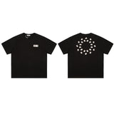 Askyurself T Shirt Relief Three-Dimensional Puff Print Paisley