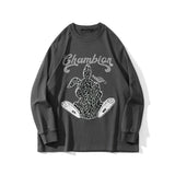 Man Fall Outfits Autumn and Winter Men's Clothing Stitching Internet Celebrity Couple Casual Sweatshirt Men's and Women's Fashion