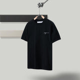 Off White T Shirt Ow Men'S And Women'S Short Sleeve Tshirt Cotton Back Arrow Round Neck Loose Owt