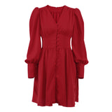 Regency Dress Short Skirt Shirt Dress Court Dress