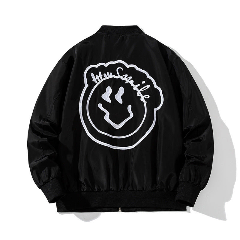 Varsity Jacket Vintage Embroidered Jacket Men'S Autumn And Winter Baseball Uniform