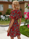 Coachella Music Festival Outfits Fashion Printed Dress
