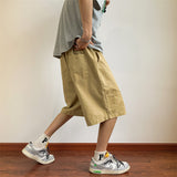 Men White Shorts Men's Shorts Summer Loose Casual Transport
