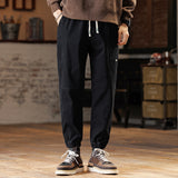 Cuffed Cargo Pants Men's Autumn Casual Loose Men