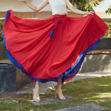 MIDI Mauve Skirt Summer Chiffon Half-Length Dress Beach Vacation