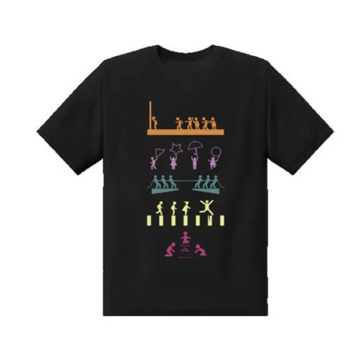Squid Game Costume round Six 456 Printed Short Sleeve T-shirt