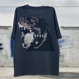 Askyurself T Shirt Summer round Neck Loose Short Sleeves T-shirt